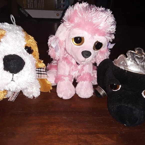 Other - 3- Assorted Stuffed Puppy toys.